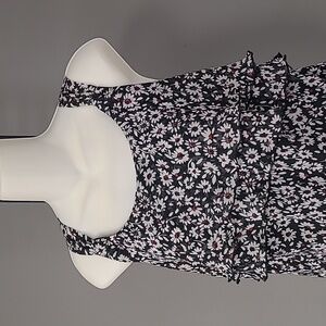 CJ Banks Black floral Tanktop